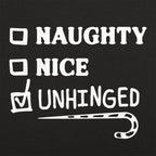 Naughty Nice Unhinged Christmas Checklist