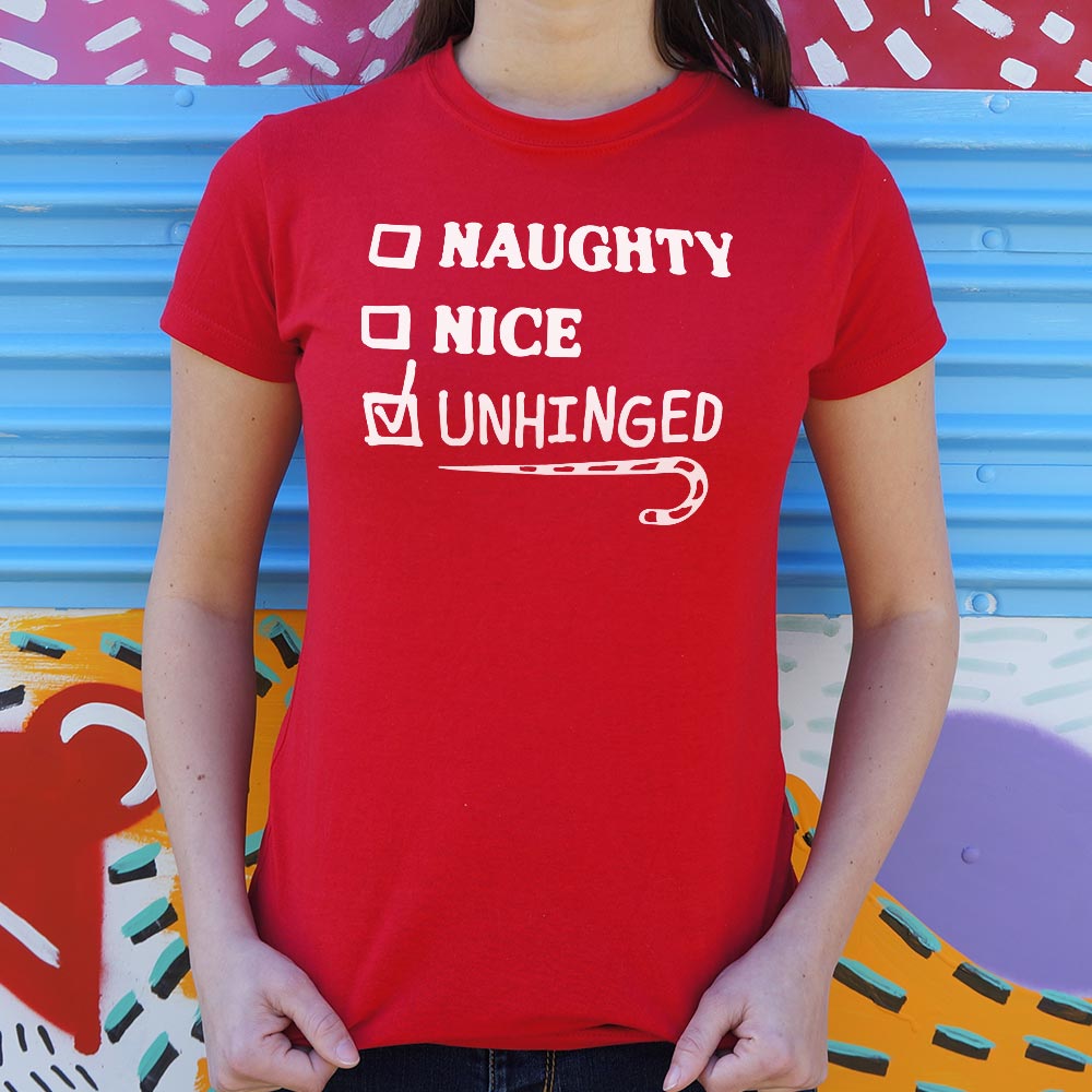 Naughty Nice Unhinged Christmas Checklist