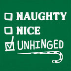 Naughty Nice Unhinged Christmas Checklist