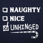 Naughty Nice Unhinged Christmas Checklist