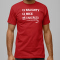 Naughty Nice Unhinged Christmas Checklist
