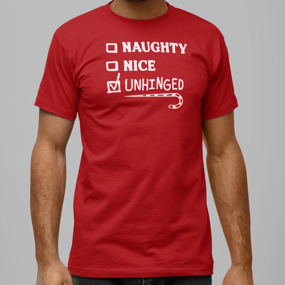 Naughty Nice Unhinged Christmas Checklist