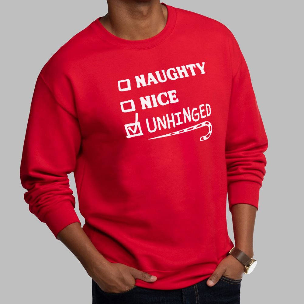 Naughty Nice Unhinged Christmas Checklist