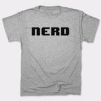 Nerd in Retro Pixel 8Bit Font