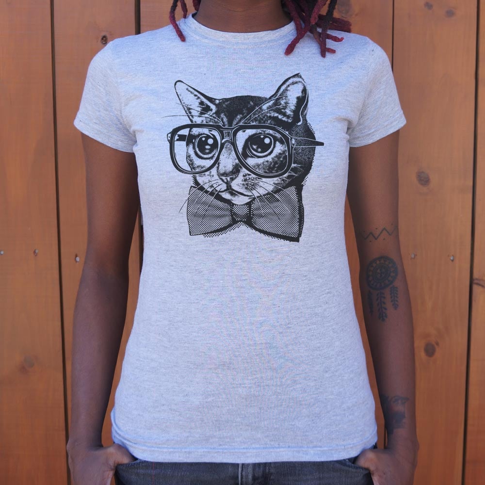 Nerd Cat Graphic