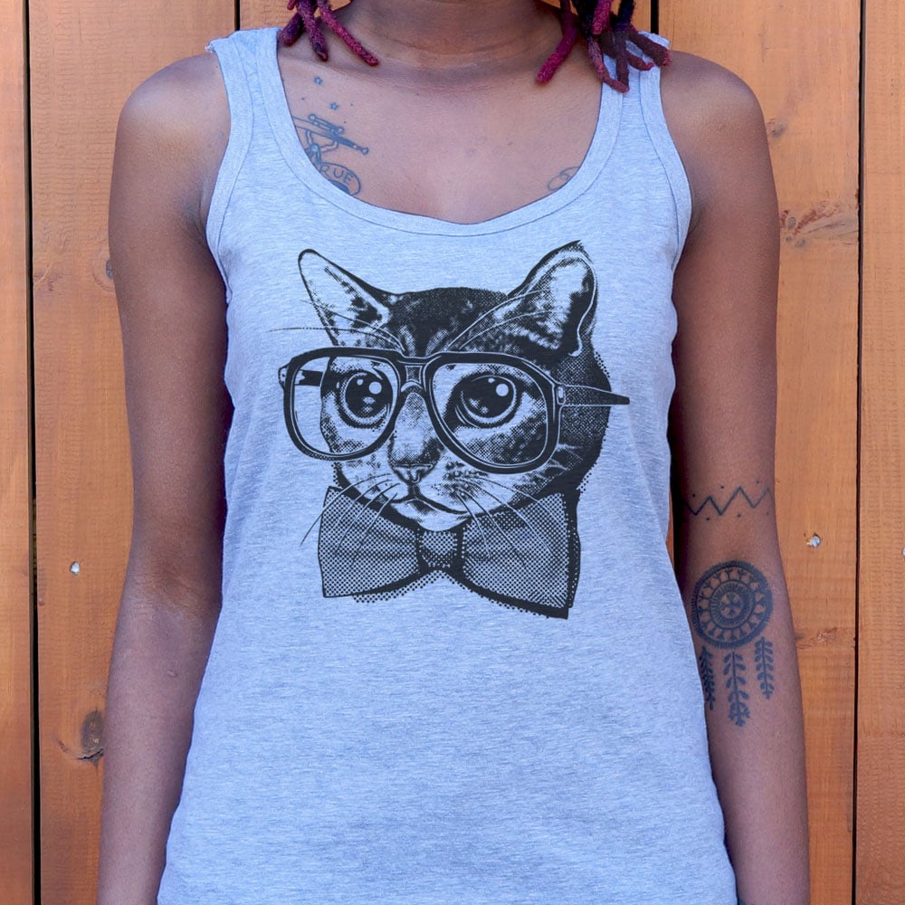Nerd Cat Graphic