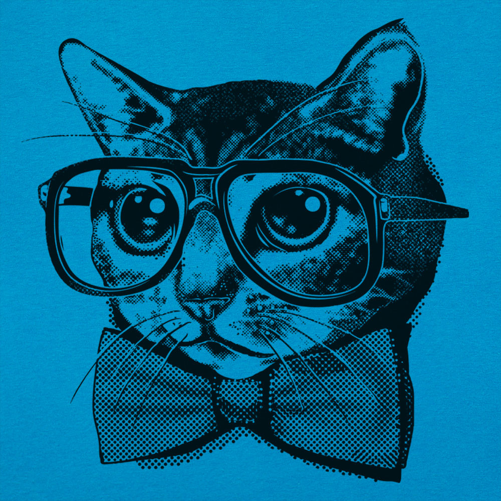 Nerd Cat Graphic