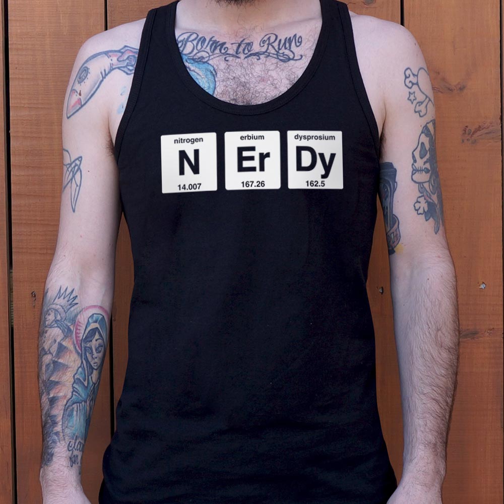 Nerdy Periodic Table Elements Nitrogen Erbium Dysprosium