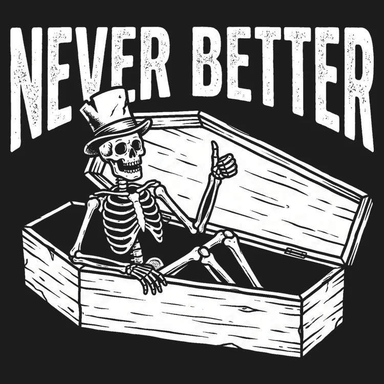 Never Better Thumbs Up Skeleton