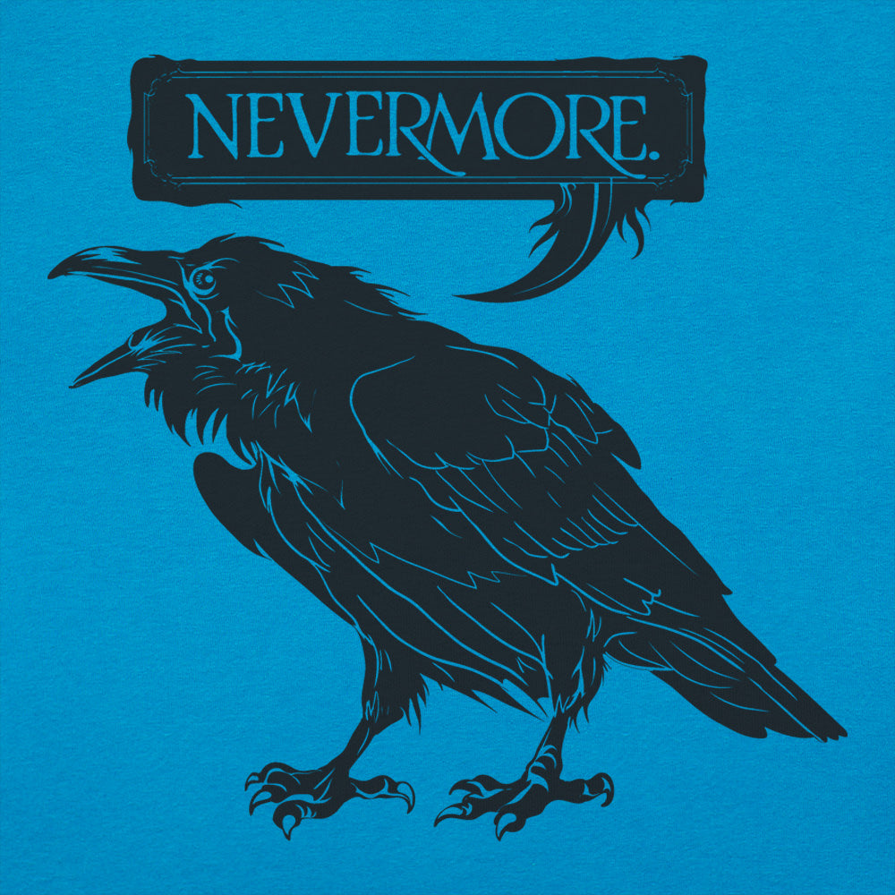 Nevermore Raven Quoting Edgar Allan Poe's Poem