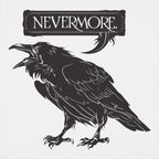 Nevermore Raven Quoting Edgar Allan Poe's Poem