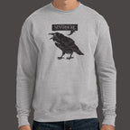 Nevermore Raven Quoting Edgar Allan Poe's Poem
