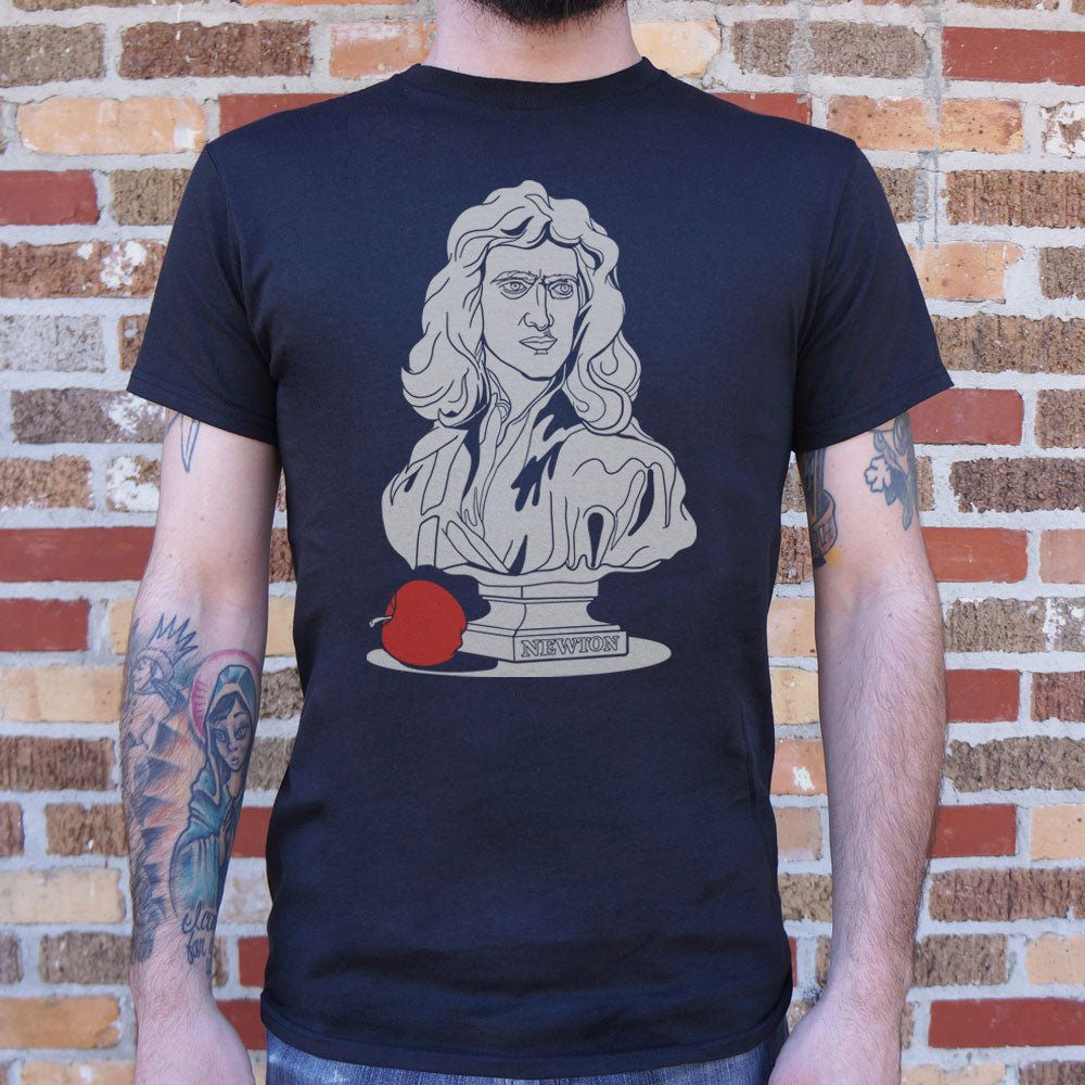 Newton Bust Statue with Apple
