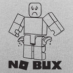 No Bux Broke Blocky Gamer Avatar With Empty Pockets