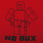 No Bux Broke Blocky Gamer Avatar With Empty Pockets