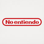 No Entiendo Spanish I Don't Understand Retro Gaming Logo