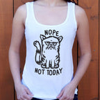 Nope Cat Not Today. Grumpy Cat Saying No