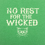 No Rest For The Wicked Sly Cat Design