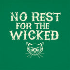 No Rest For The Wicked Sly Cat Design