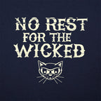 No Rest For The Wicked Sly Cat Design