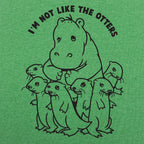 Not Like The Otters Hippo Surrounded by Otters
