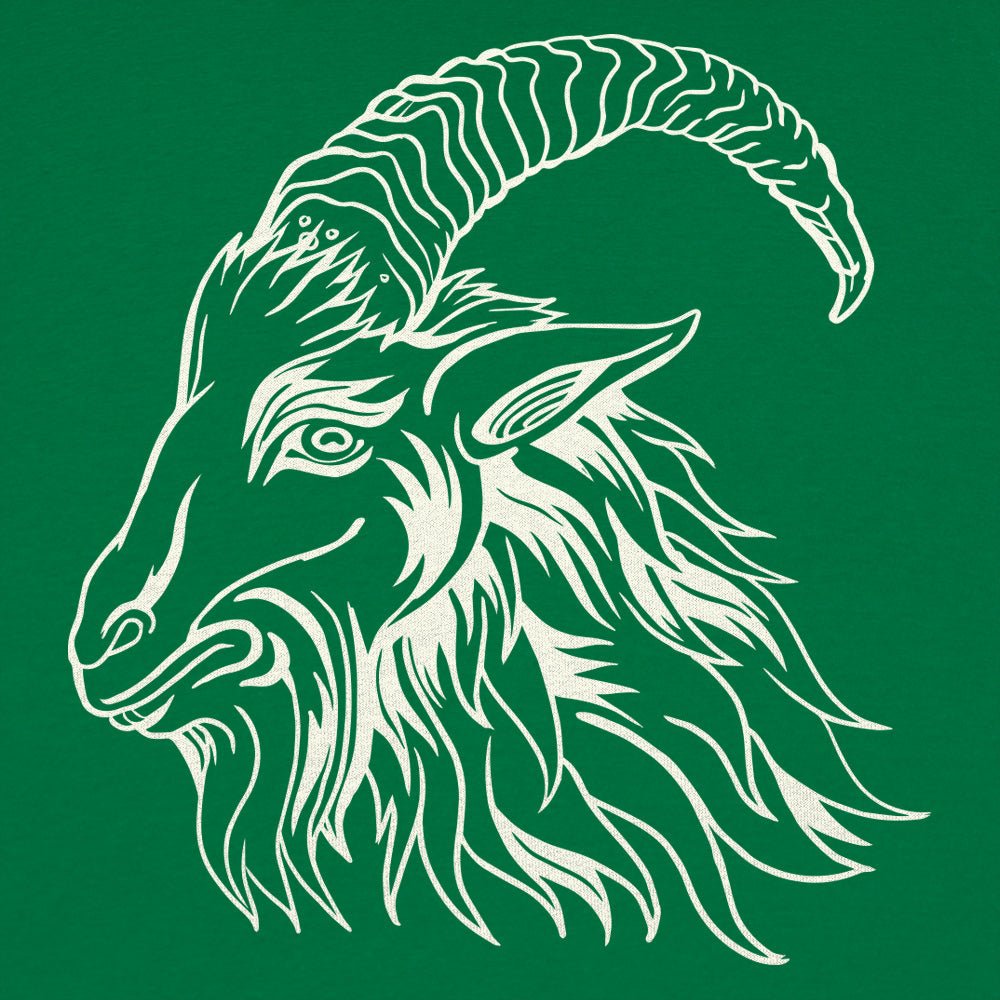 Old Goat Head Illustration