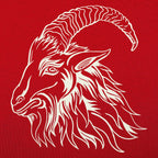 Old Goat Head Illustration