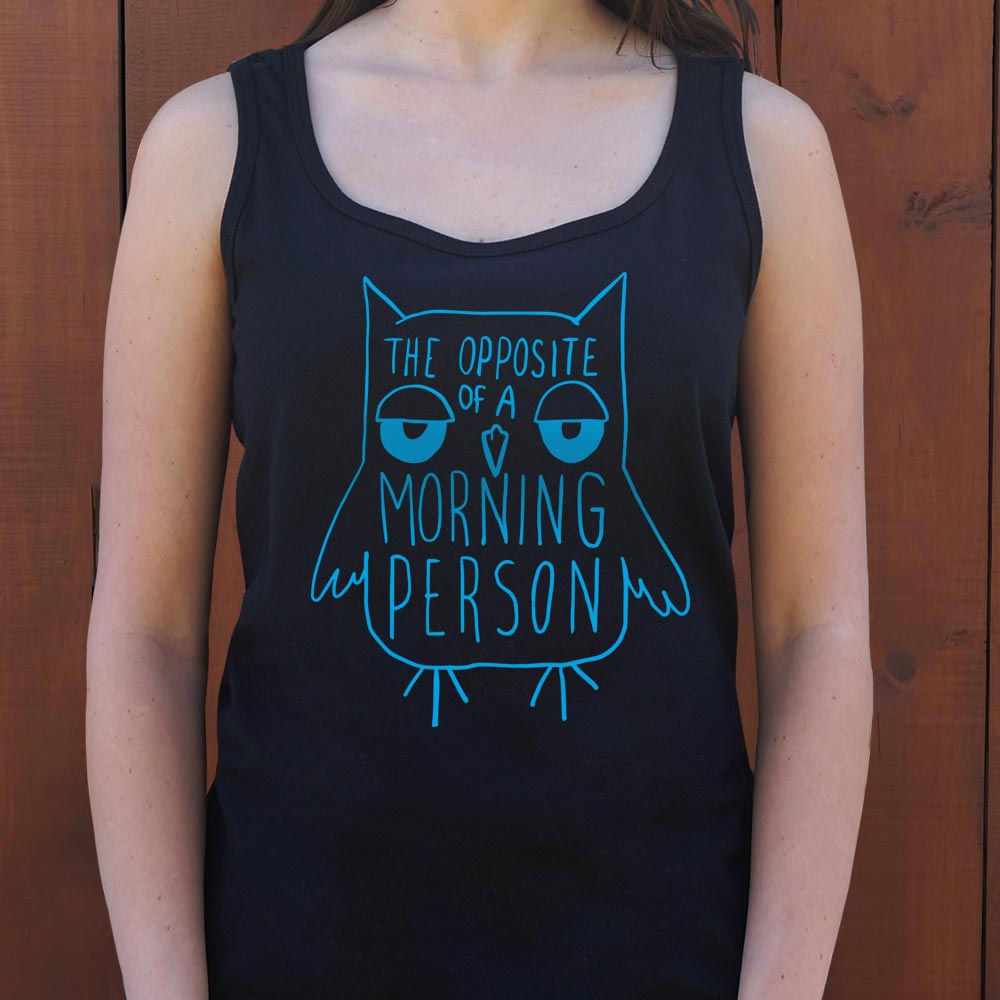 Opposite Of A Morning Person Sleepy Owl