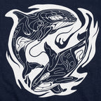 Orca Storm Tribal Killer Whale Yin Yang Design