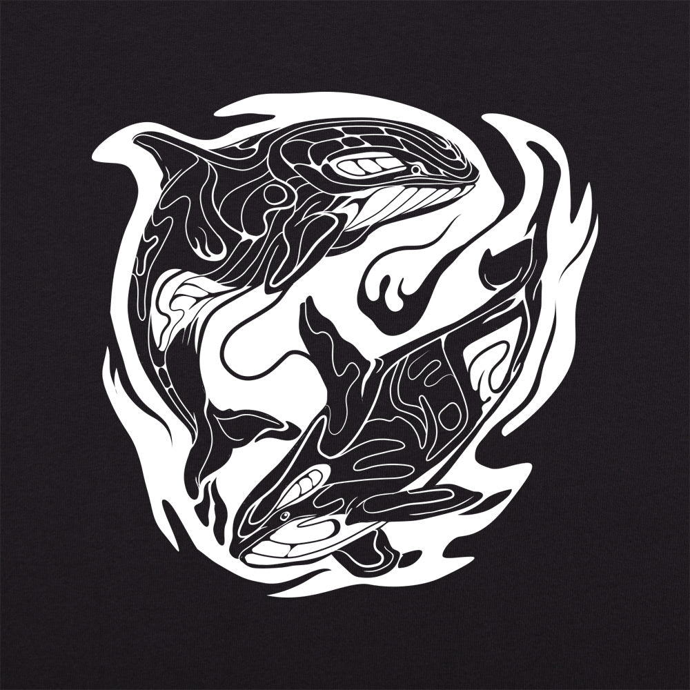 Orca Storm Tribal Killer Whale Yin Yang Design