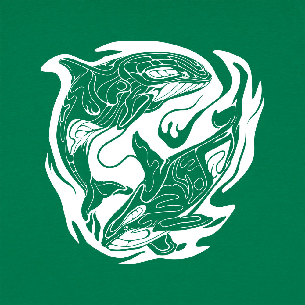Orca Storm Tribal Killer Whale Yin Yang Design