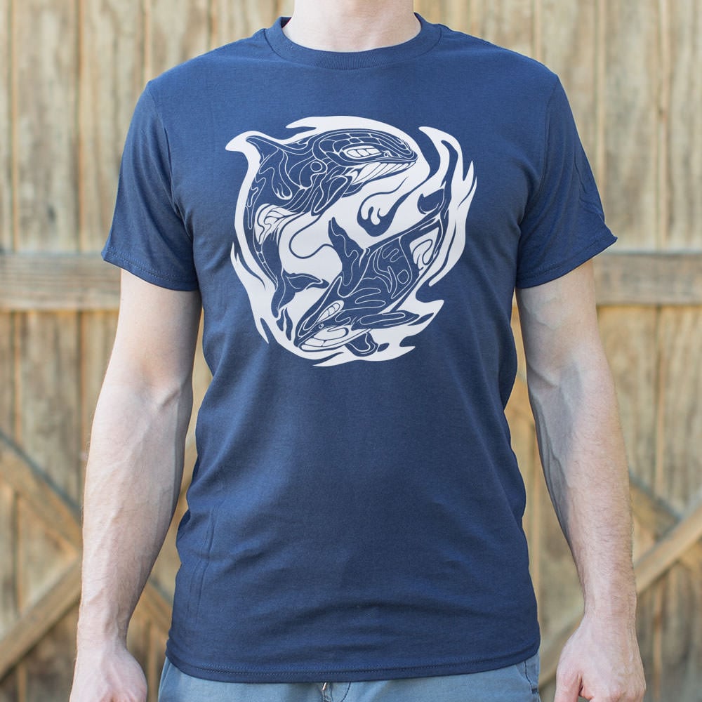 Orca Storm Tribal Killer Whale Yin Yang Design