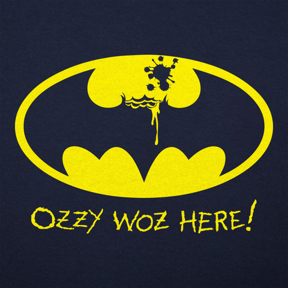 Ozzy Woz Here Bitten Bat Symbol