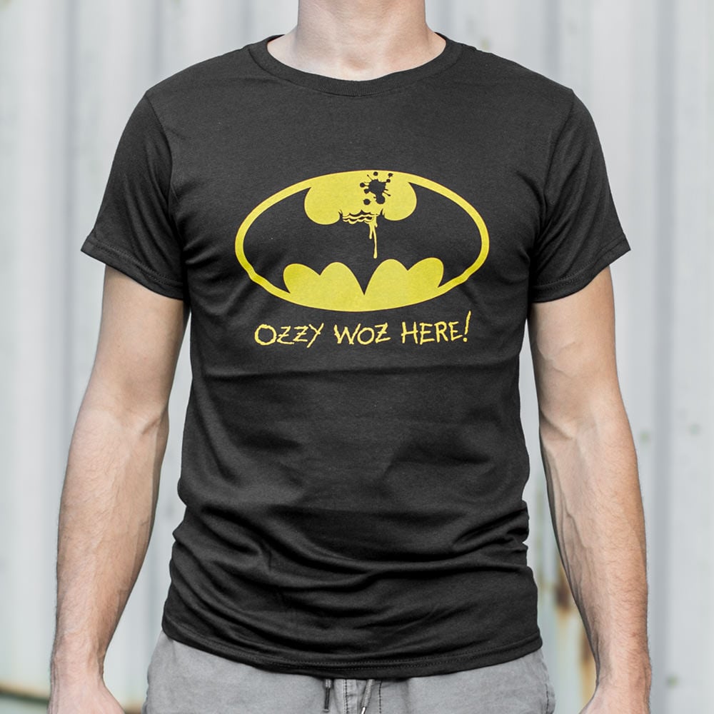 Ozzy Woz Here Bitten Bat Symbol
