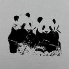 Pandamonium Two Pandas Eating Bamboo