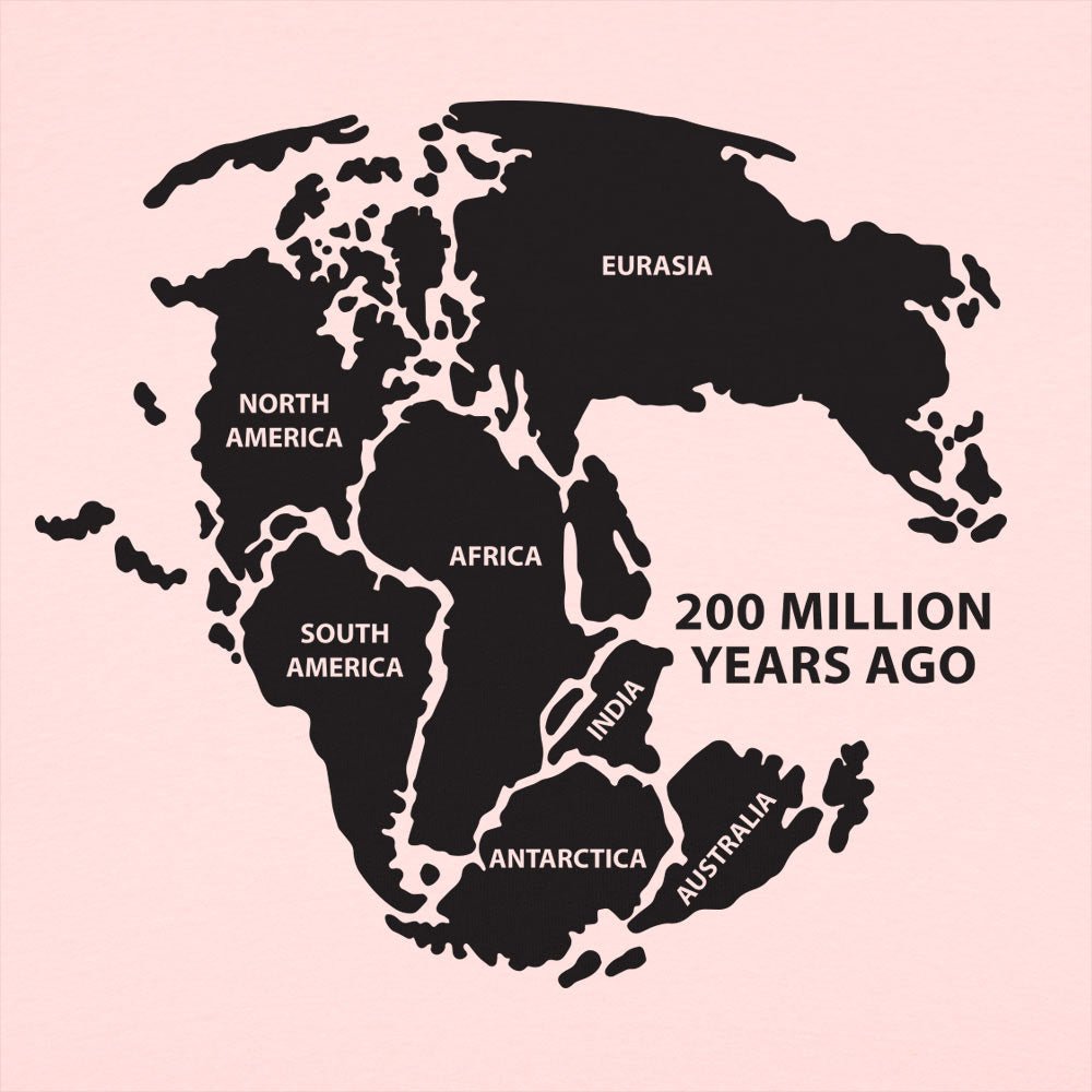 Pangea Supercontinent Map