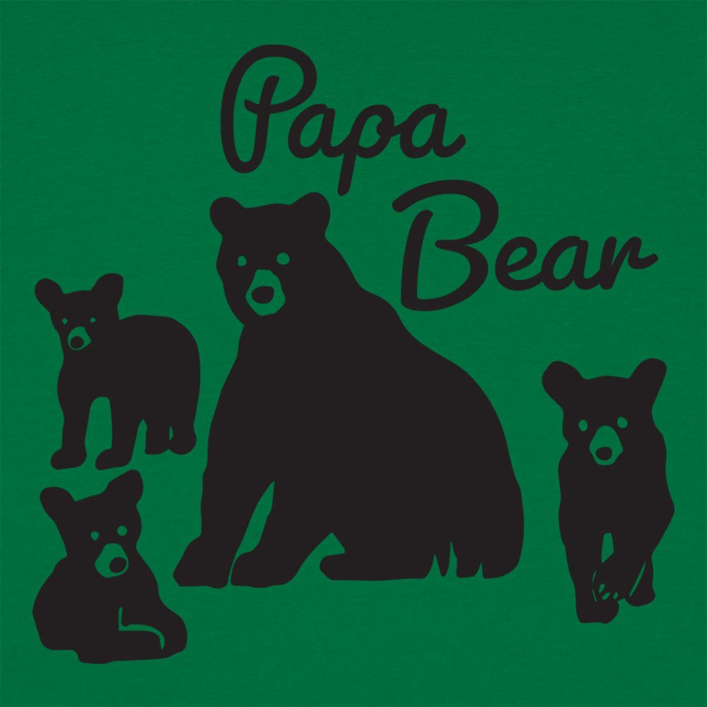 Papa Bear with Three Cubs