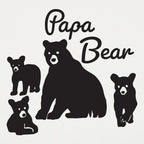 Papa Bear with Three Cubs