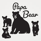 Papa Bear with Three Cubs