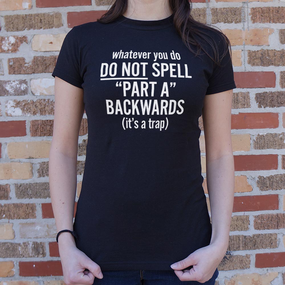 Part A Backwards Spelling Trap Joke