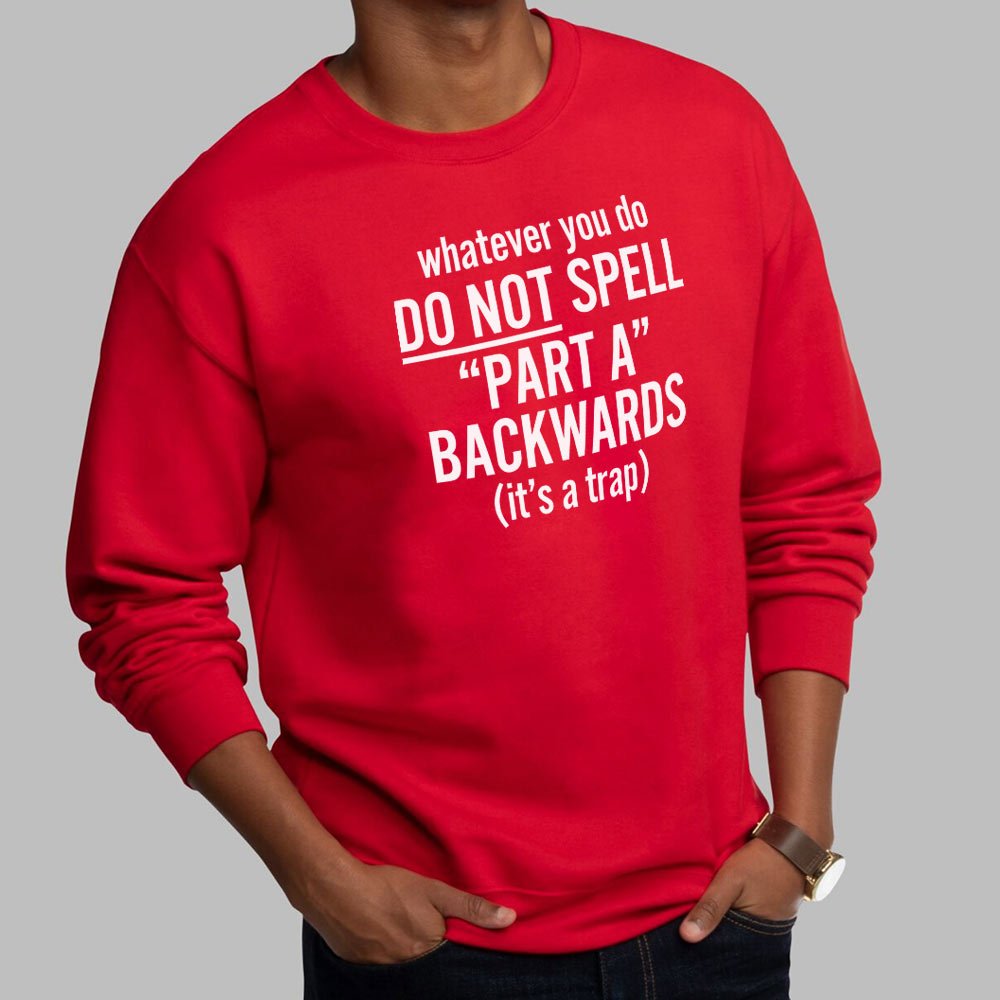 Part A Backwards Spelling Trap Joke