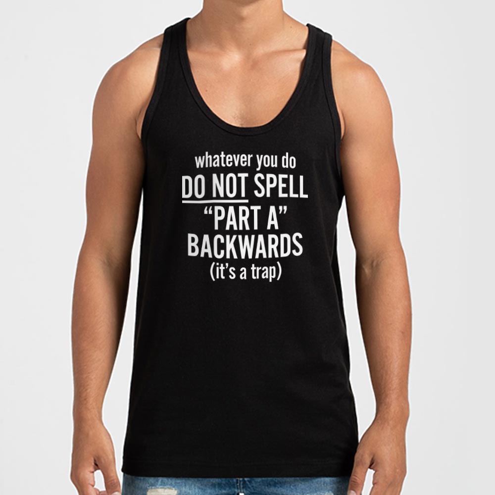 Part A Backwards Spelling Trap Joke