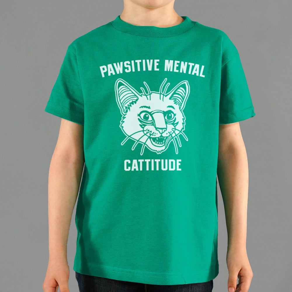 Pawsitive Mental Cattitude Wild Eyed Cat Face
