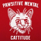 Pawsitive Mental Cattitude Wild Eyed Cat Face