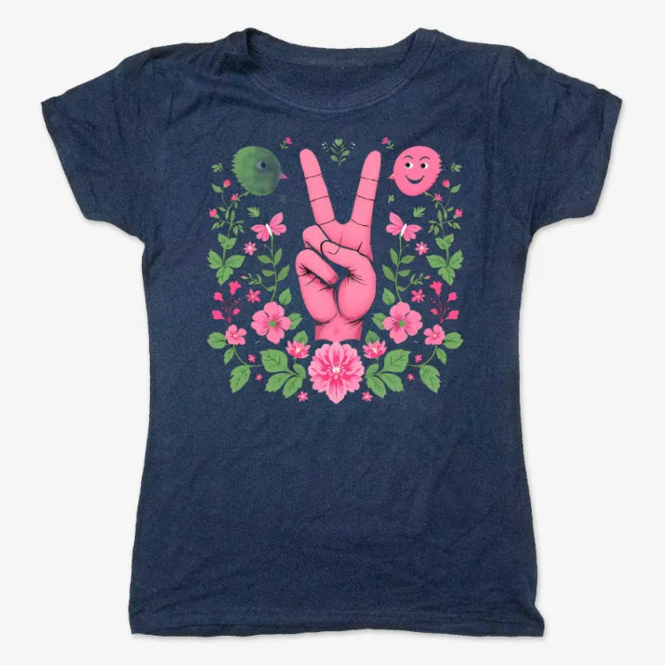 Peaceful Bloom Vibes Tee