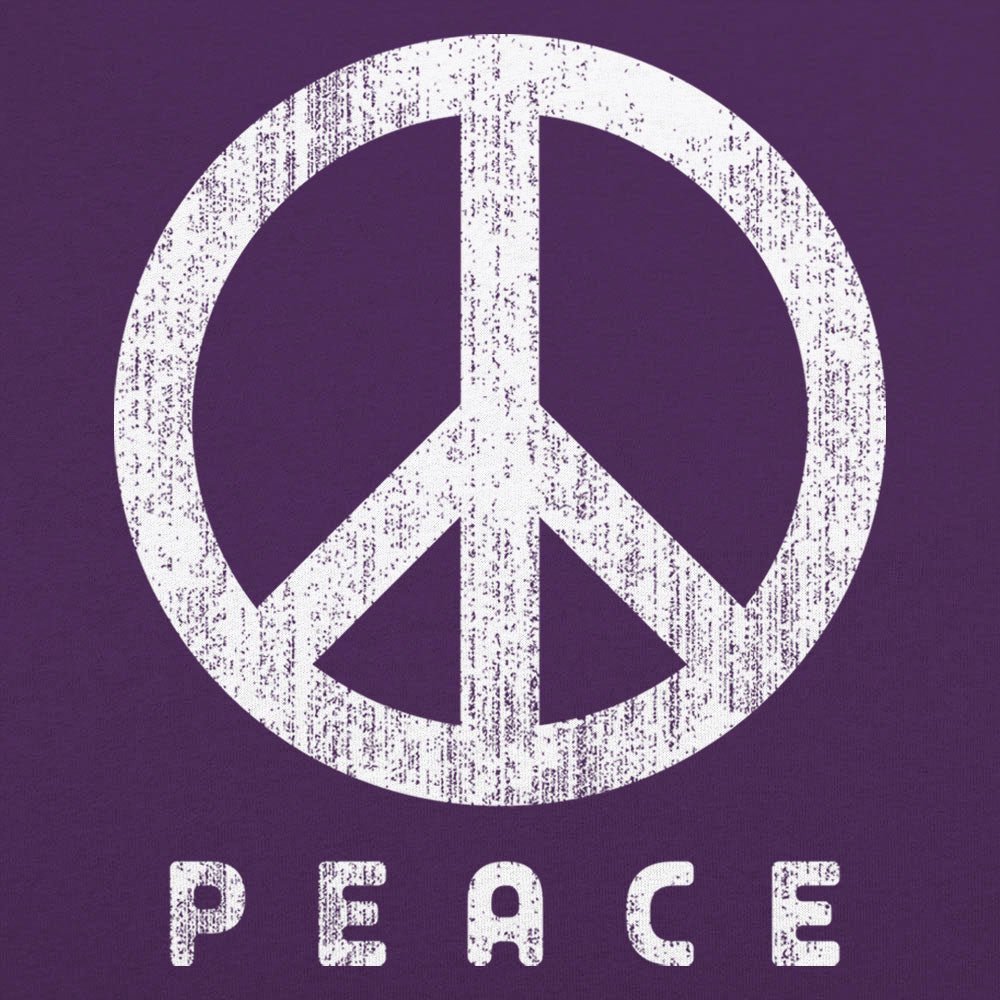 Peace Sign Vintage Distressed Peace Symbol