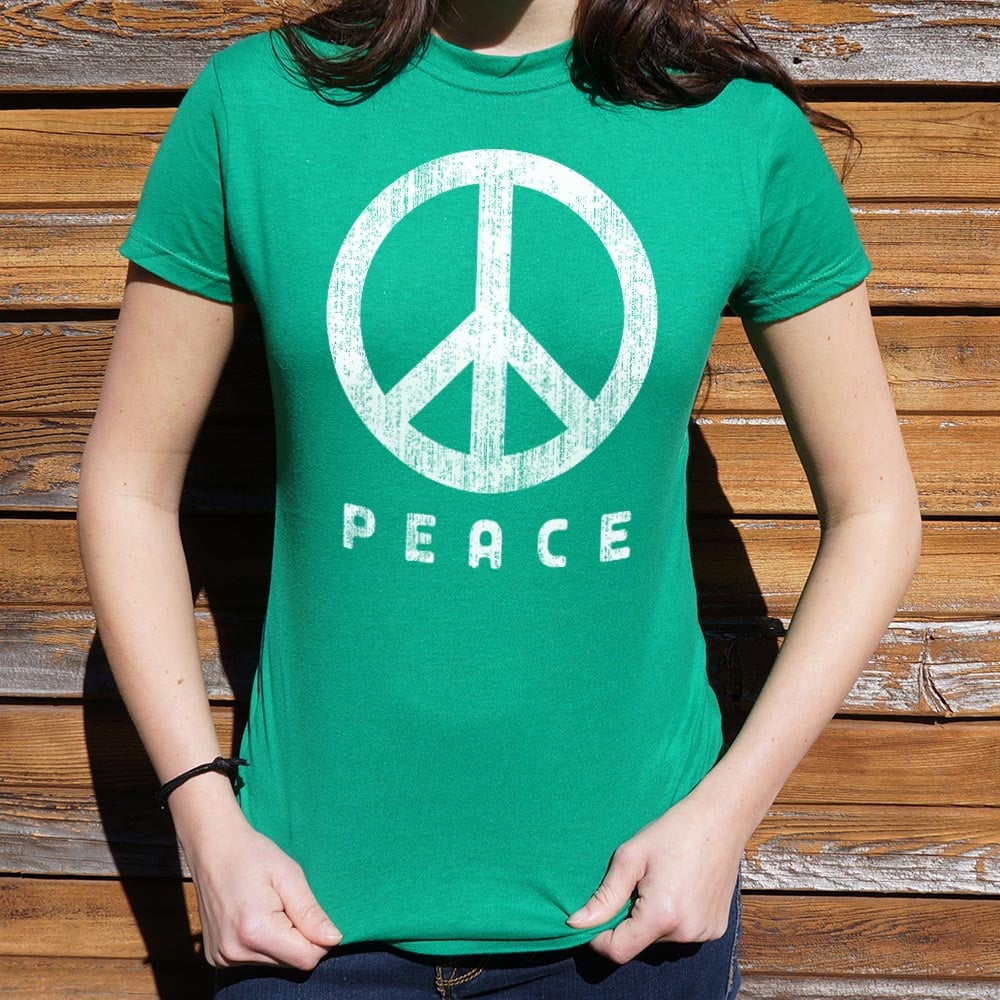 Peace Sign Vintage Distressed Peace Symbol