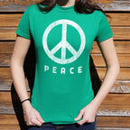 Peace Sign Vintage Distressed Peace Symbol