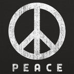 Peace Sign Vintage Distressed Peace Symbol