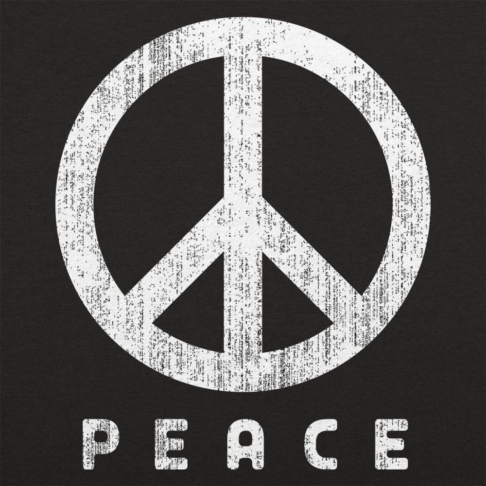 Peace Sign Vintage Distressed Peace Symbol